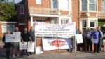 Salford Against Cuts Demo at Salford Mayor's House